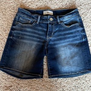 BKE Stella denim stretch cuffed shorts